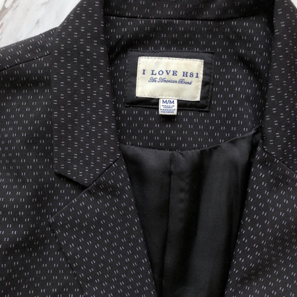 I Love H81 Black Blazer - Picture 6 of 8